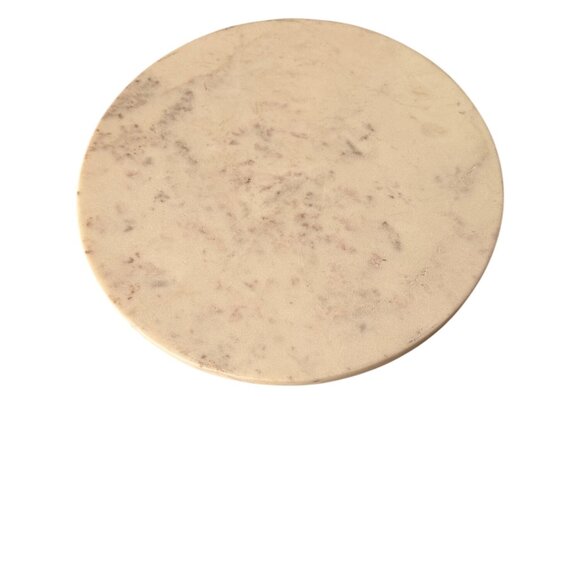 Other - Round White Marble Lazy Susan Turntable New